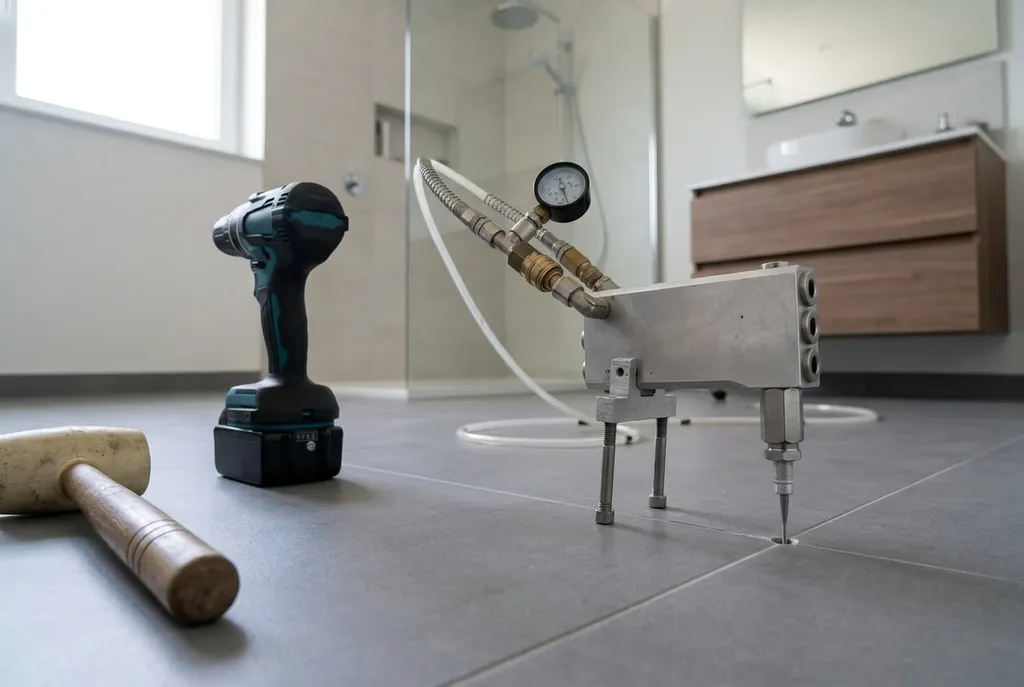Kitbedrijf Hillegom – holle tegels injecteren